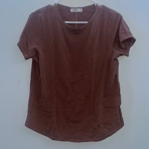 A medium brown t shirt